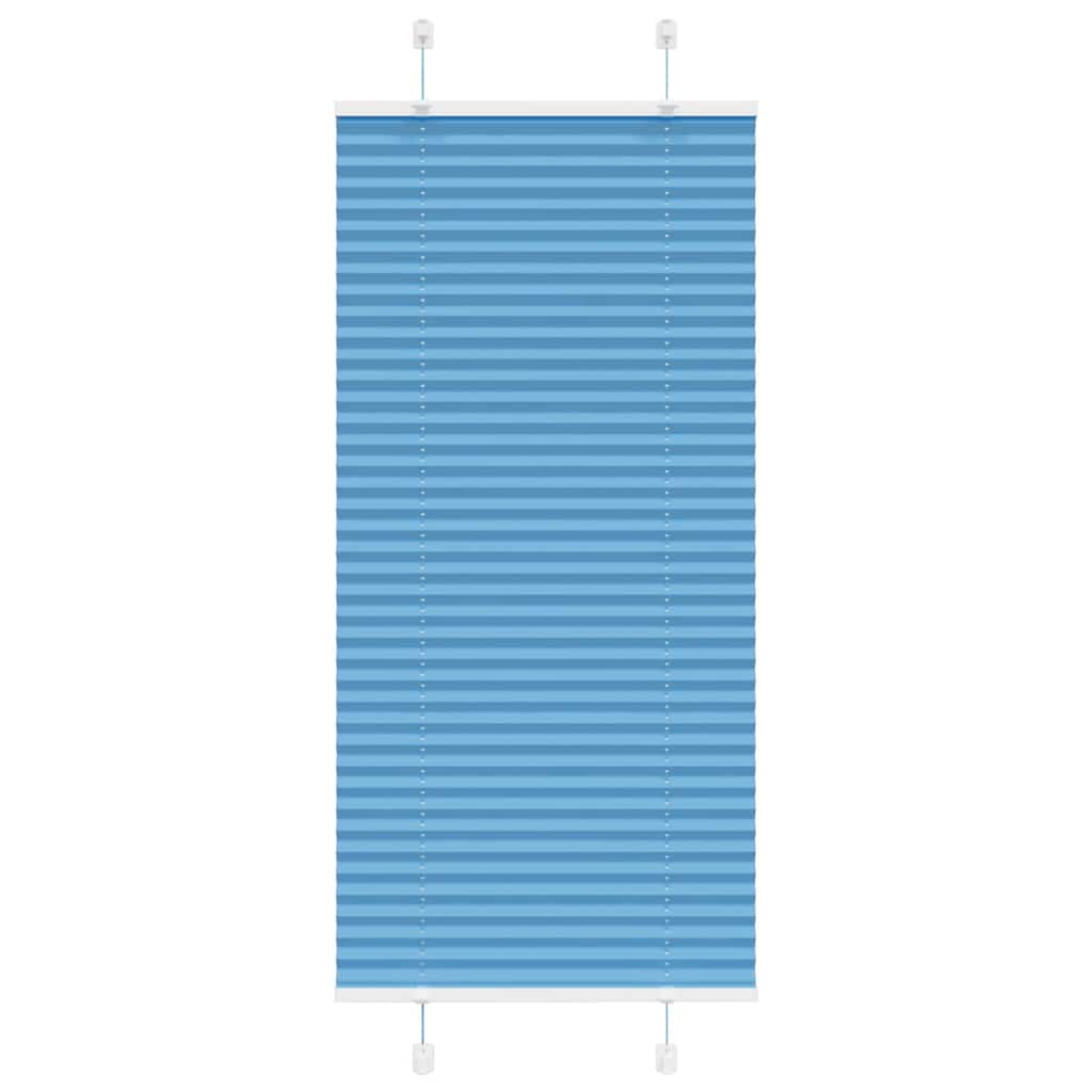 4015170_1.jpg vidaXL Plisovaná roleta modrá 65x100 cm, šírka látky 64,4 cm, polyester – Obrázok 1