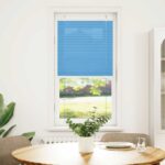 vidaXL Plisovaná roleta modrá 65x100 cm, šírka látky 64,4 cm, polyester – Obrázok 2