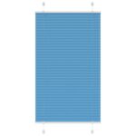 vidaXL Plisovaná roleta modrá 70x100 cm Šírka látky 69,4 cm Polyester