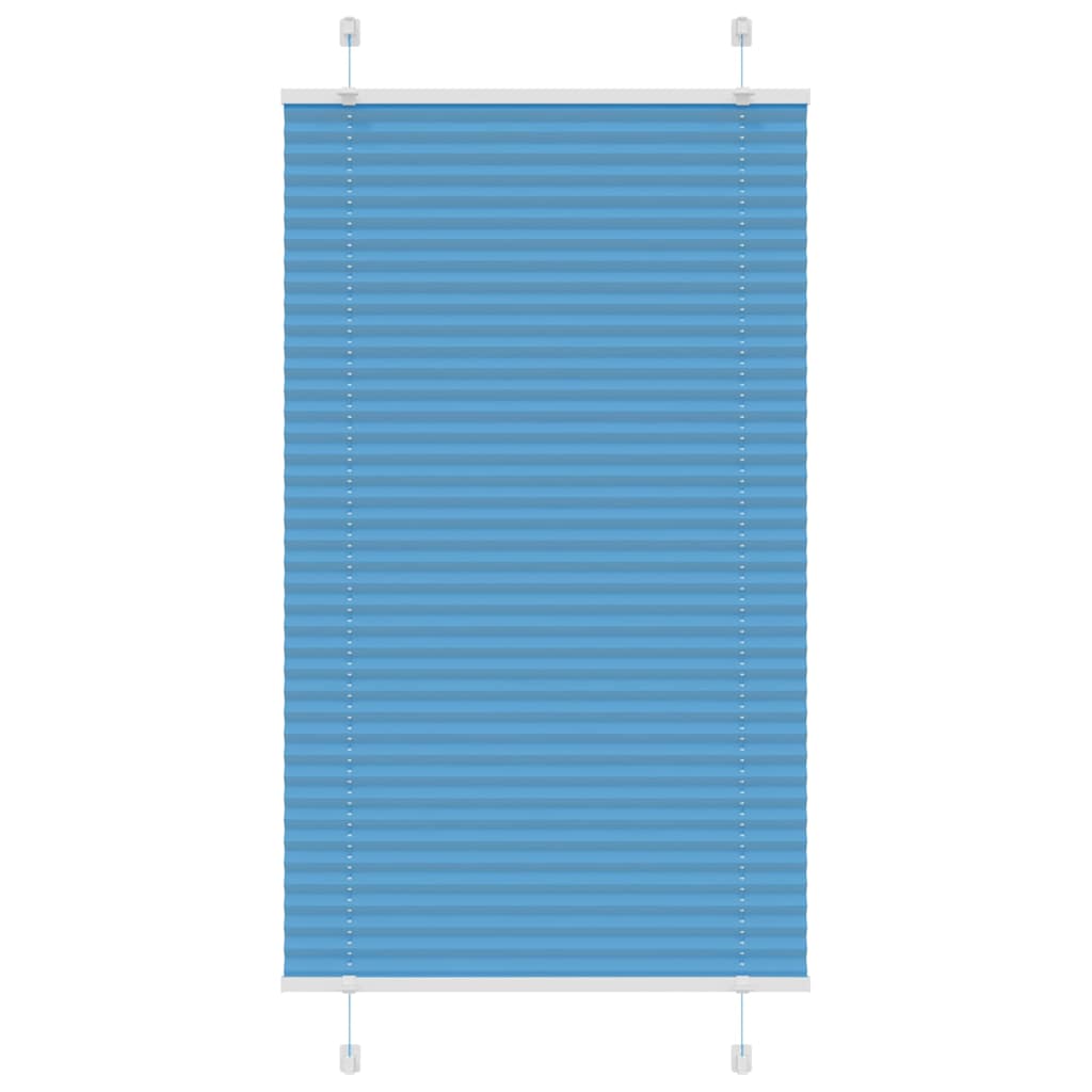 4015171_1.jpg vidaXL Plisovaná roleta modrá 70x100 cm Šírka látky 69,4 cm Polyester – Obrázok 1