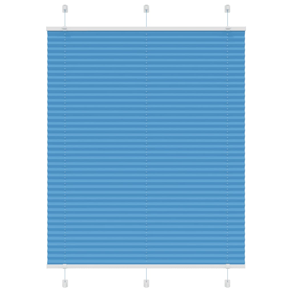 4015178_1.jpg vidaXL Plisovaná roleta modrá 105x100 cm, šírka látky 104,4 cm, polyester – Obrázok 1