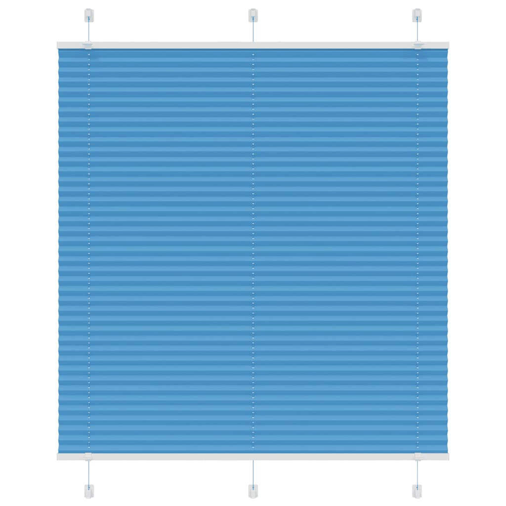 4015181_1.jpg vidaXL Plisovaná roleta modrá 120x100 cm, šírka látky 119,4 cm, polyester – Obrázok 1