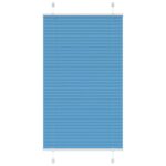 vidaXL Plisovaná roleta modrá 75x150 cm Šírka látky 74,4 cm Polyester