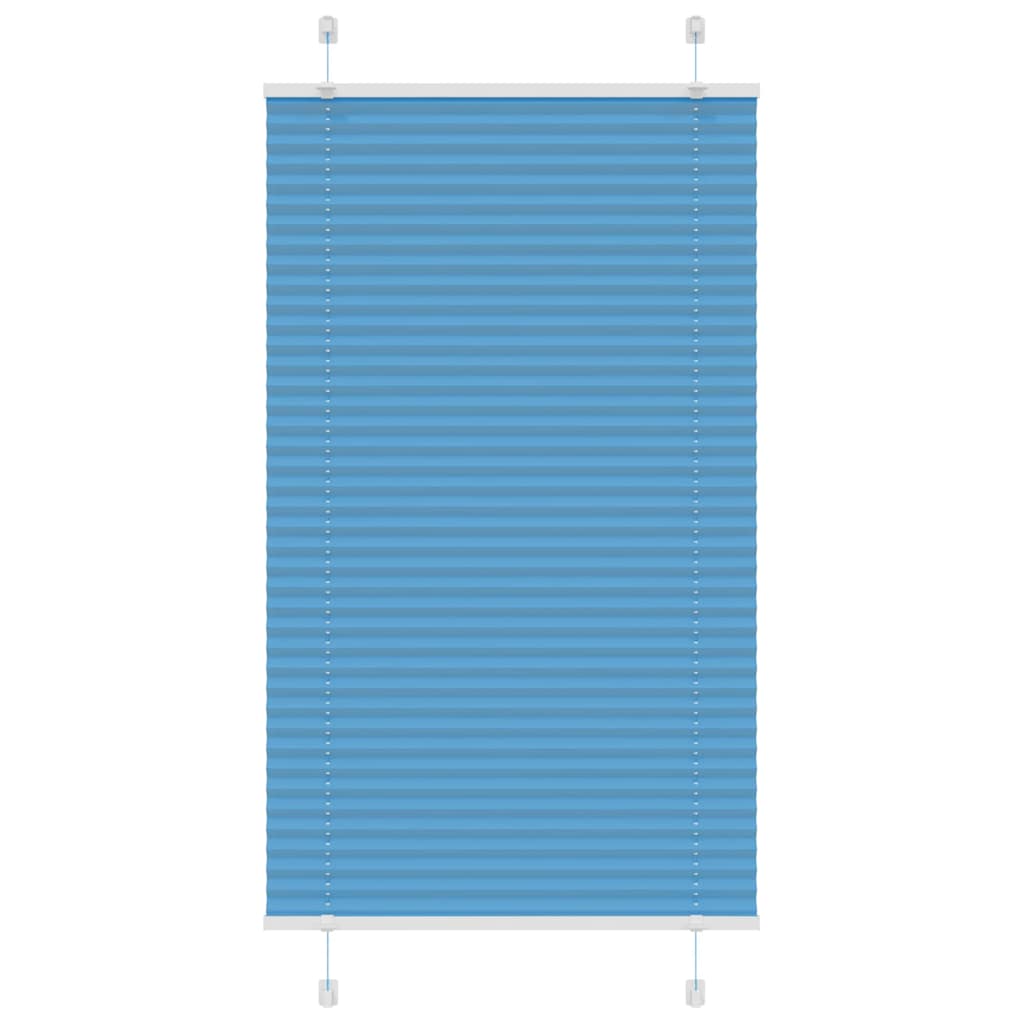 4015189_1.jpg vidaXL Plisovaná roleta modrá 75x150 cm Šírka látky 74,4 cm Polyester – Obrázok 1