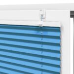 vidaXL Plisovaná roleta modrá 75x150 cm Šírka látky 74,4 cm Polyester – Obrázok 9