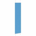 vidaXL Plisovaná roleta modrá 45x200 cm šírka látky 44,4 cm polyester – Obrázok 3