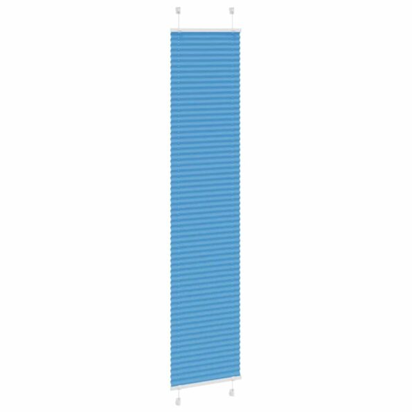 vidaXL Plisovaná roleta modrá 50x200 cm šírka látky 49,4 cm polyester – Obrázok 3