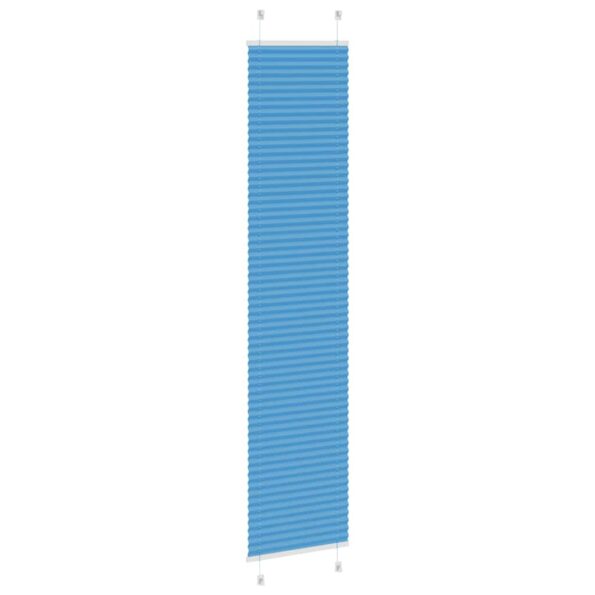 vidaXL Plisovaná roleta modrá 50x200 cm šírka látky 49,4 cm polyester – Obrázok 4
