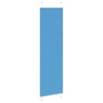 vidaXL Plisovaná roleta modrá 60x200 cm, šírka látky 59,4 cm, polyester – Obrázok 3