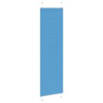 vidaXL Plisovaná roleta modrá 60x200 cm, šírka látky 59,4 cm, polyester – Obrázok 4