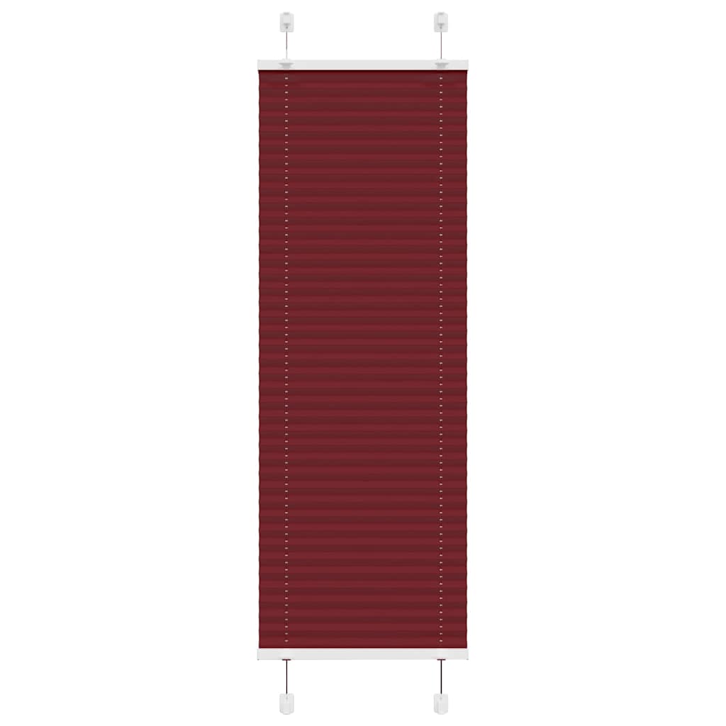 4015235_1.jpg vidaXL Plisovaná roleta bordová červená 50x150 cm šírka látky 49,4 cm polyester – Obrázok 1