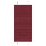 vidaXL Plisovaná roleta bordová červená 65x150 cm šírka látky 64,4 cm polyester
