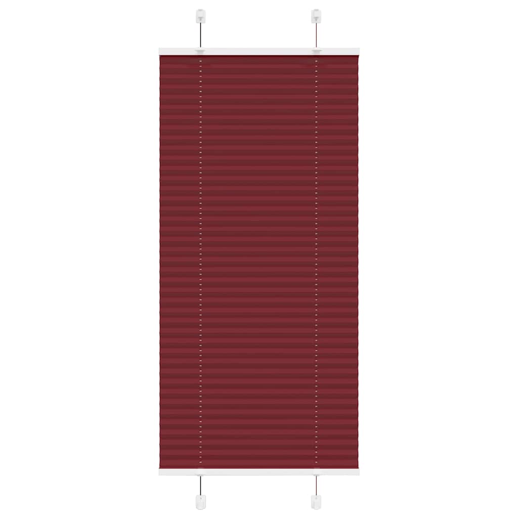4015238_1.jpg vidaXL Plisovaná roleta bordová červená 65x150 cm šírka látky 64,4 cm polyester – Obrázok 1