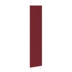 vidaXL Plisovaná roleta bordová červená 40x200 cm šírka látky 39,4 cm polyester – Obrázok 3