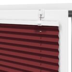 vidaXL Plisovaná roleta bordová červená 50x200 cm šírka látky 49,4 cm polyester – Obrázok 9