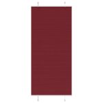 vidaXL Plisovaná roleta bordová červená 90x200 cm šírka látky 89,4 cm polyester
