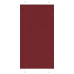 vidaXL Plisovaná roleta bordová červená 105x200 cm šírka látky 104,4 cm polyester