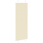 vidaXL Skladaná roleta krémová 75x200 cm šírka látky 74,4 cm polyester – Obrázok 4