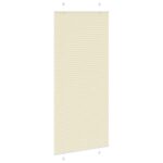 vidaXL Skladaná roleta krémová 100x200 cm, šírka látky 99,4 cm, polyester – Obrázok 4