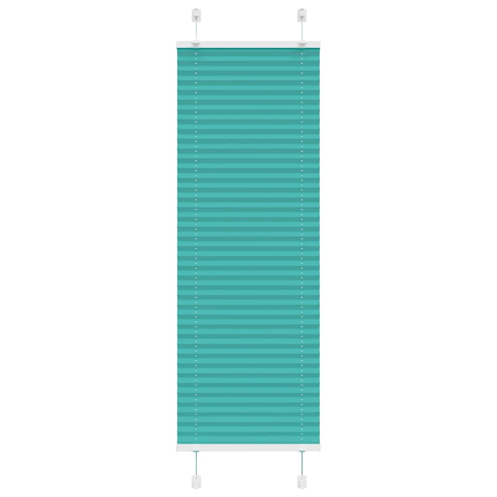 4015370_1.jpg vidaXL Plisovaná roleta petrolejovo zelená 45x100 cm šírka látky 44,4 cm polyester – Obrázok 1