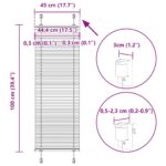 vidaXL Plisovaná roleta petrolejovo zelená 45x100 cm šírka látky 44,4 cm polyester – Obrázok 7