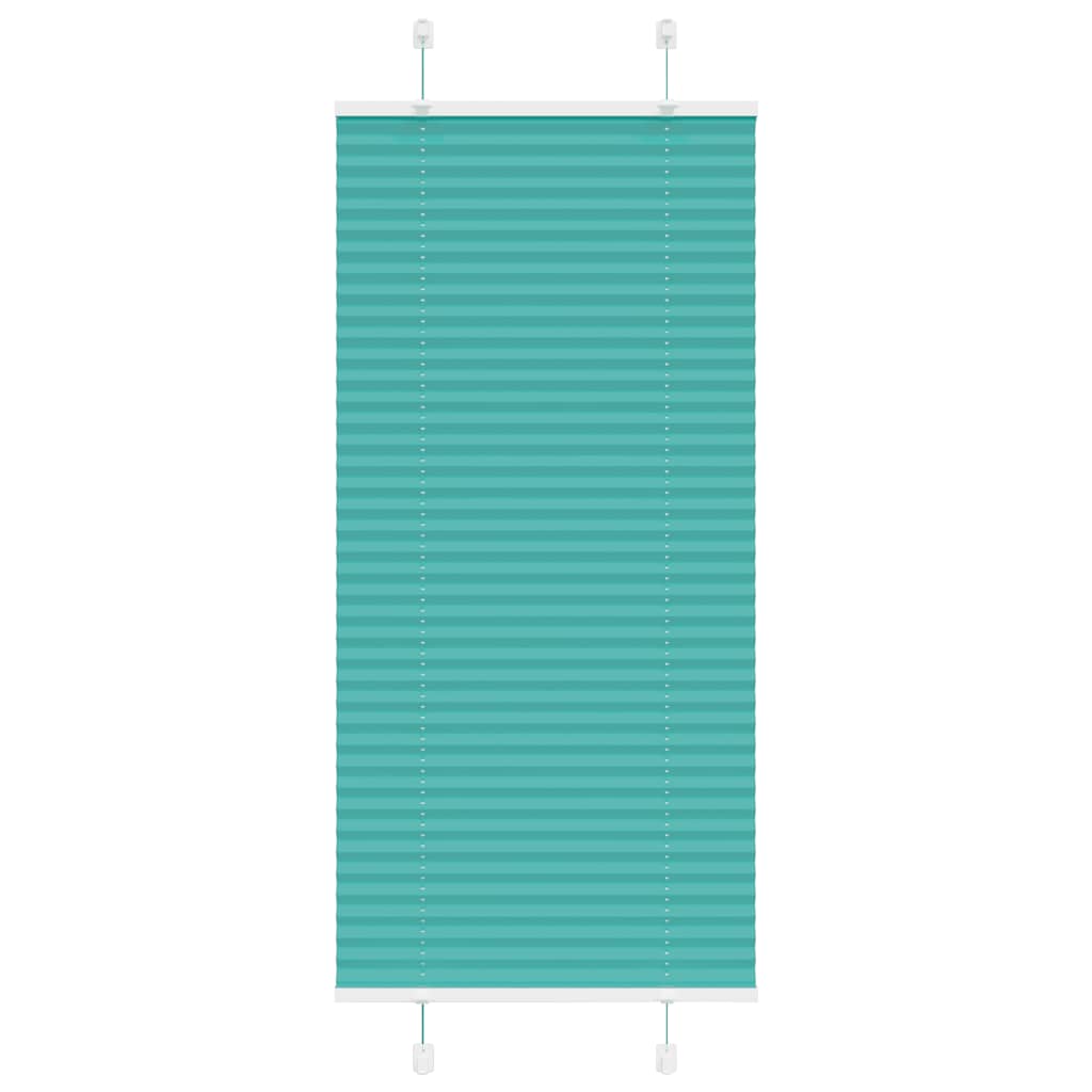 4015390_1.jpg vidaXL Plisovaná roleta petrolejovo zelená 60x150 cm šírka látky 59,4 cm polyester – Obrázok 1