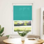 vidaXL Plisovaná roleta petrolejovo zelená 70x150 cm šírka látky 69,4 cm polyester – Obrázok 2