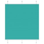 vidaXL Plisovaná roleta petrolejovo zelená 115x150 cm šírka látky 114,4 cm polyester