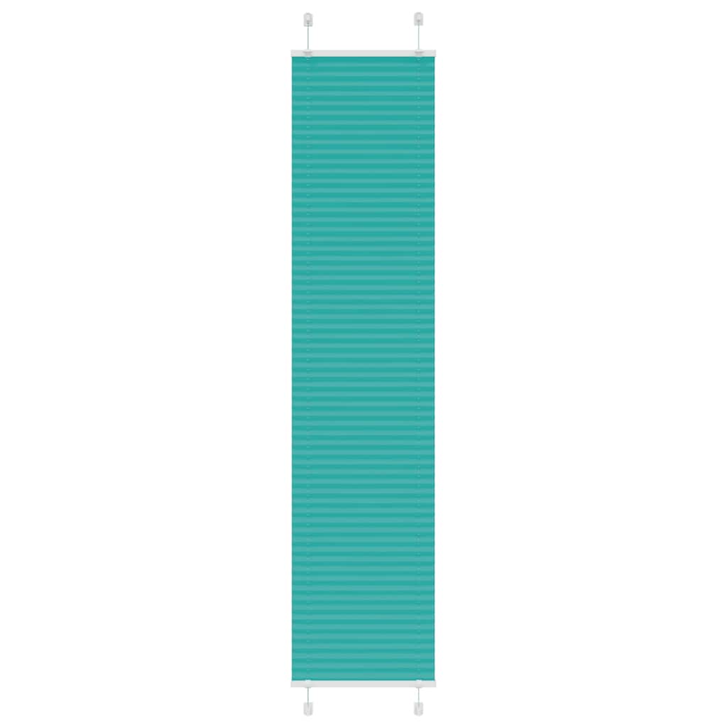 4015403_1.jpg vidaXL Plisovaná roleta petrolejovo zelená 40x200 cm šírka látky 39,4 cm polyester – Obrázok 1