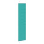 vidaXL Plisovaná roleta petrolejovo zelená 40x200 cm šírka látky 39,4 cm polyester – Obrázok 4