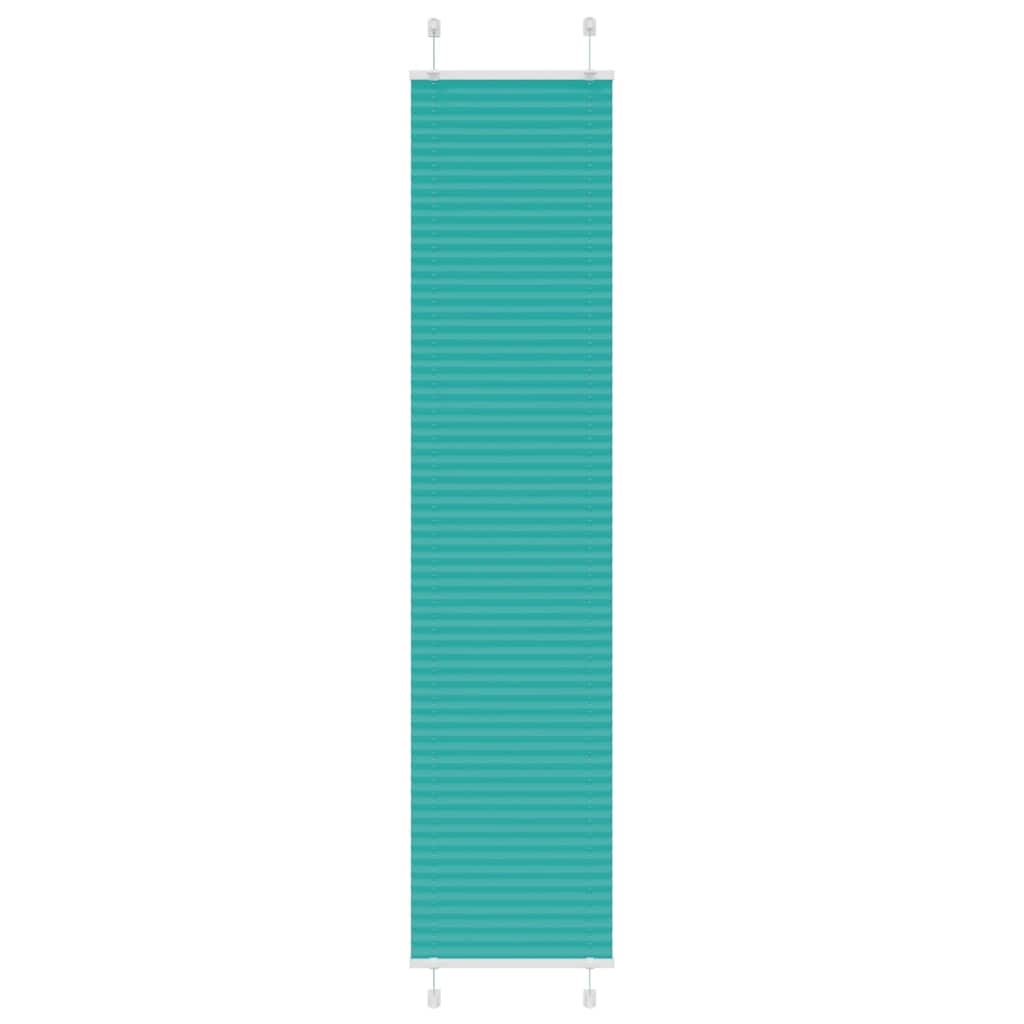 4015404_1.jpg vidaXL Plisovaná roleta petrolejovo zelená 45x200 cm šírka látky 44,4 cm polyester – Obrázok 1