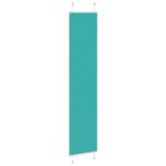 vidaXL Plisovaná roleta petrolejovo zelená 45x200 cm šírka látky 44,4 cm polyester – Obrázok 4