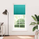 vidaXL Plisovaná roleta petrolejovo zelená 85x200 cm šírka látky 84,4 cm polyester – Obrázok 2