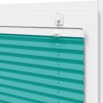 vidaXL Plisovaná roleta petrolejovo zelená 100x200 cm šírka látky 99,4 cm polyester – Obrázok 10