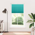 vidaXL Plisovaná roleta petrolejovo zelená 110x200 cm šírka látky 109,4 cm polyester – Obrázok 2