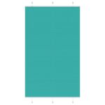 vidaXL Plisovaná roleta petrolejovo zelená 120x200 cm šírka látky 119,4 cm polyester