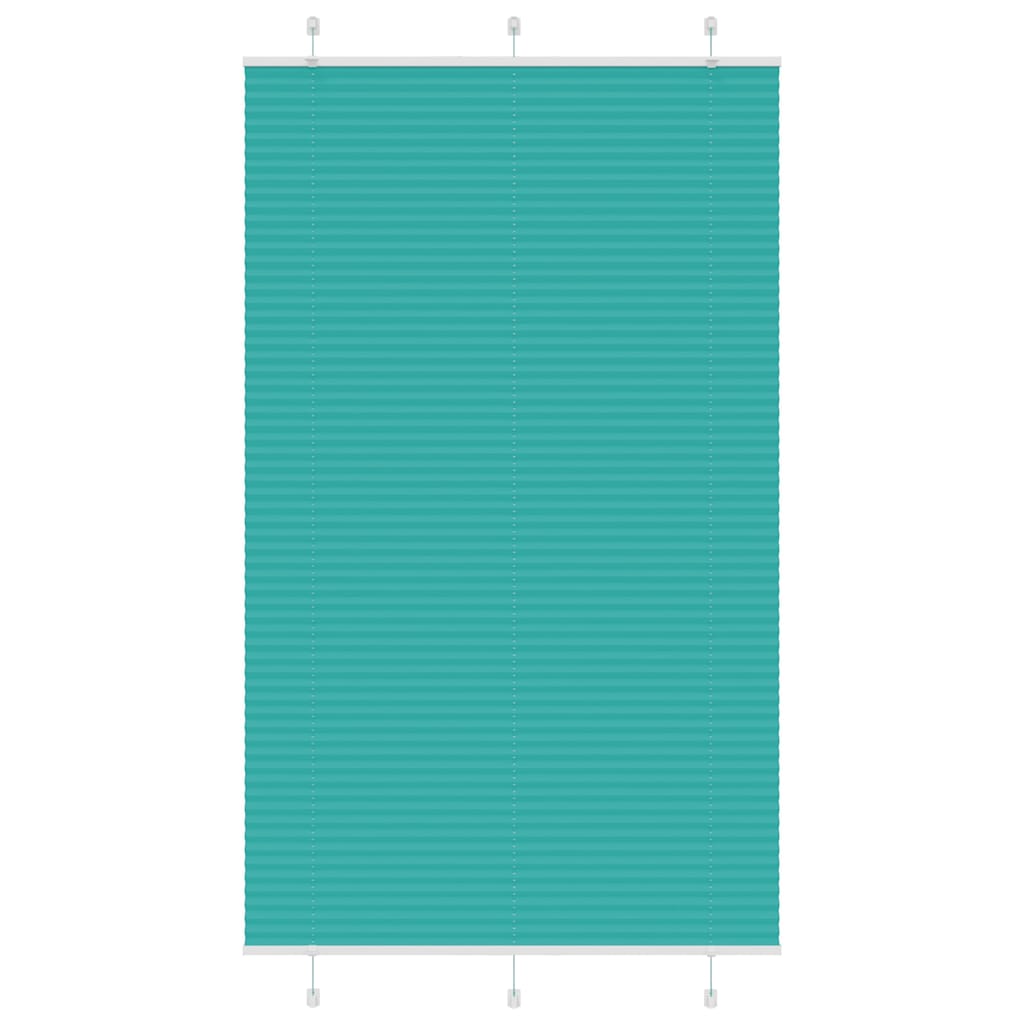 4015419_1.jpg vidaXL Plisovaná roleta petrolejovo zelená 120x200 cm šírka látky 119,4 cm polyester – Obrázok 1