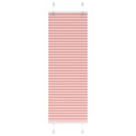 vidaXL Plisovaná roleta ružová 40x100 cm šírka látky 39,4 cm polyester