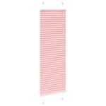 vidaXL Plisovaná roleta ružová 40x100 cm šírka látky 39,4 cm polyester – Obrázok 3