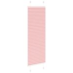 vidaXL Plisovaná roleta ružová 40x100 cm šírka látky 39,4 cm polyester – Obrázok 4