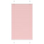 vidaXL Plisovaná roleta ružová 80x100 cm šírka látky 79,4 cm polyester