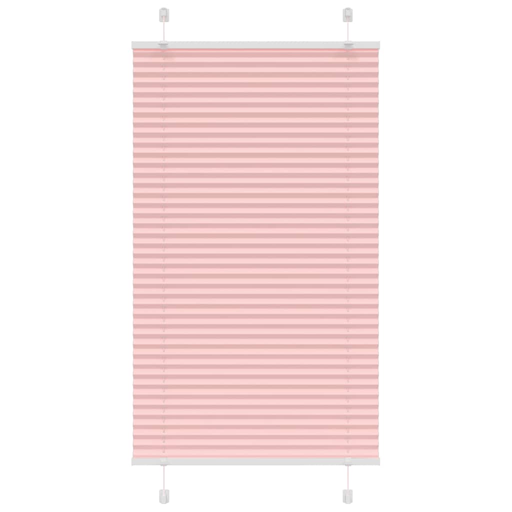 4015428_1.jpg vidaXL Plisovaná roleta ružová 80x100 cm šírka látky 79,4 cm polyester – Obrázok 1