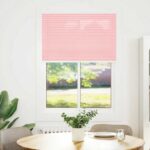 vidaXL Plisovaná roleta ružová 95x100 cm šírka látky 94,4 cm polyester – Obrázok 2