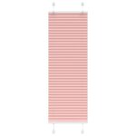 vidaXL Plisovaná roleta ružová 45x150 cm šírka látky 44,4 cm polyester