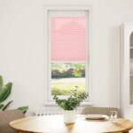 vidaXL Plisovaná roleta ružová 45x150 cm šírka látky 44,4 cm polyester – Obrázok 2