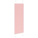 vidaXL Plisovaná roleta ružová 45x150 cm šírka látky 44,4 cm polyester – Obrázok 4