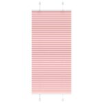 vidaXL Skladaná roleta ružová 55x150 cm šírka látky 54,4 cm polyester