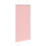 vidaXL Skladaná roleta ružová 55x150 cm šírka látky 54,4 cm polyester – Obrázok 3