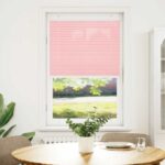 vidaXL Plisovaná roleta ružová 80x150 cm šírka látky 79,4 cm polyester – Obrázok 2