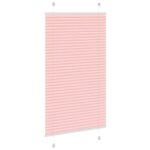 vidaXL Plisovaná roleta ružová 80x150 cm šírka látky 79,4 cm polyester – Obrázok 4